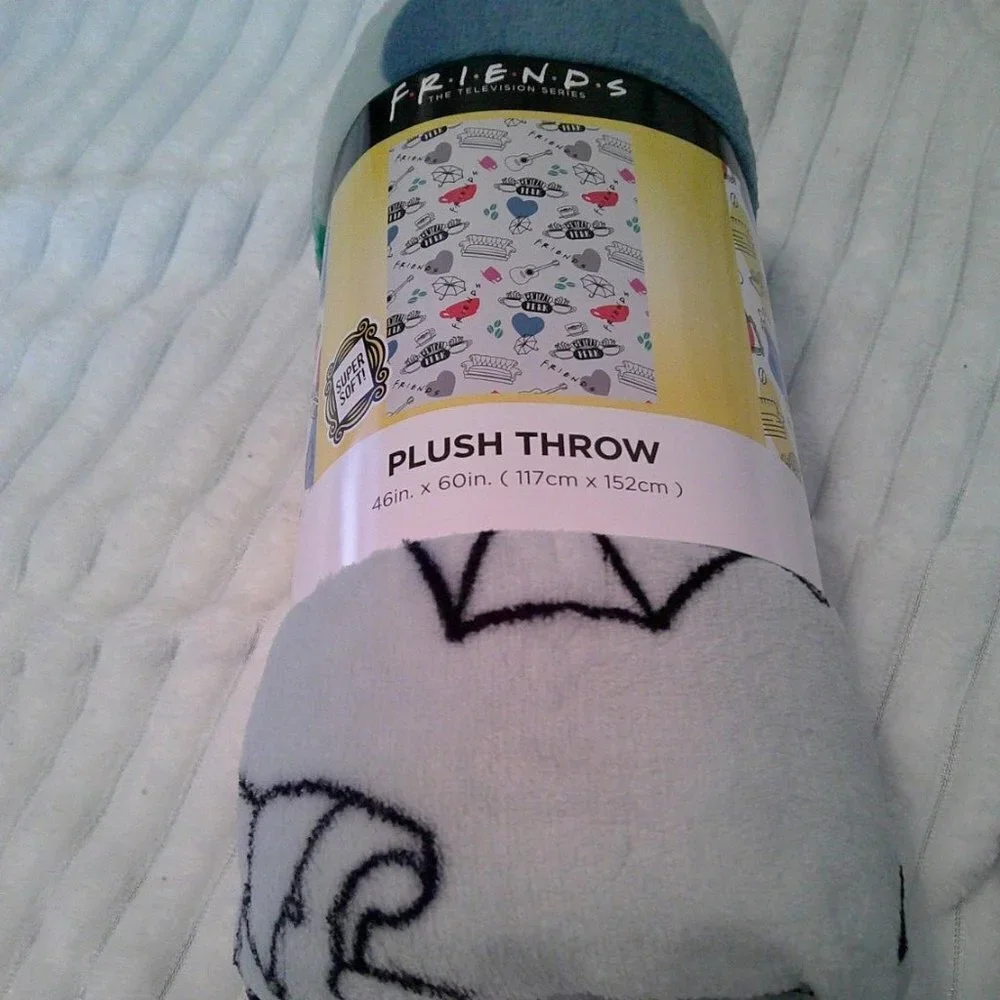 FRIENDS the Television Series Super Soft Plush Throw Blanket 46
